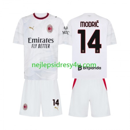Fotbalový Dres AC Milán Luka Modrić 14 Dětské Venkovní 2026/27